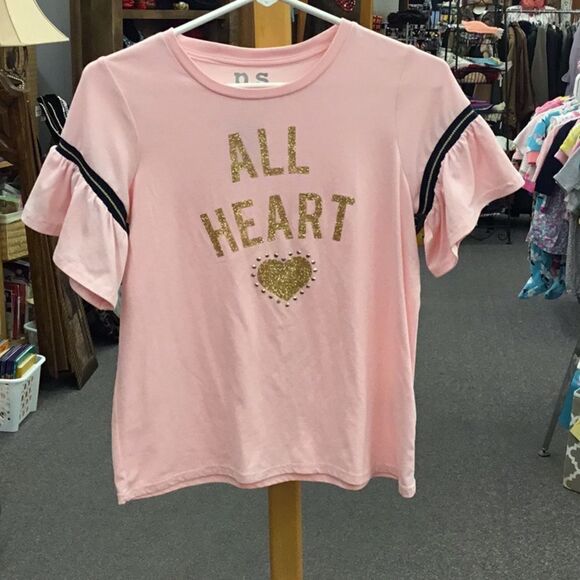 P.S 10-12 pink top - Picture 1 of 5
